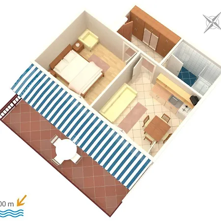 Appartamento With A Parking Space Mandre, Pag - 4059 Mandre