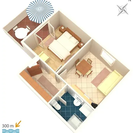 Appartamento With A Parking Space Mandre, Pag - 4059